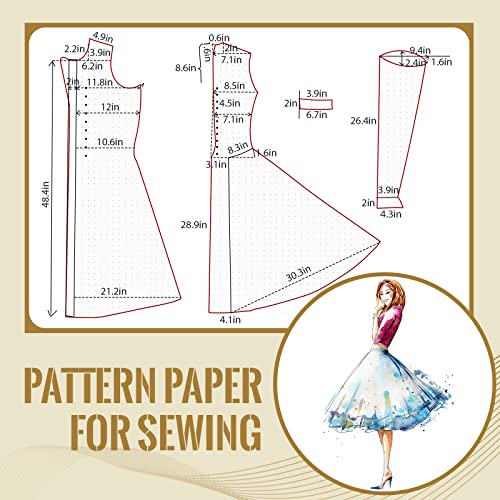 Dotted Pattern Paper for Sewing