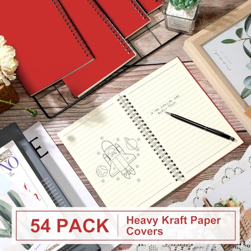 54 Pcs Spiral Notebooks (54 Count)