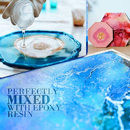 Vivid Blue Mica Powder for Epoxy Resin 100g