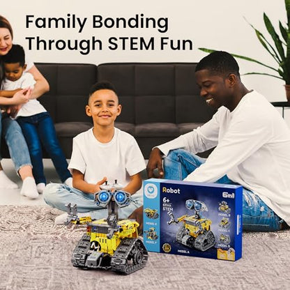 Robot Building Kit with APP & Remote Control Gifts for Boys 8