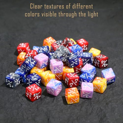 110PCS MTG Keywords Tokens & 12mm Dice Counter for Magic The Gatering (110 Count)
