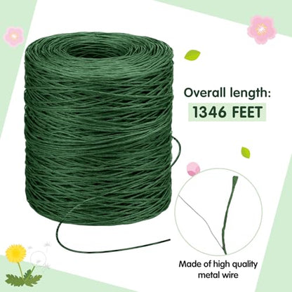 1345 Feet Floral Vine Bind Wire Rustic Craft Wire