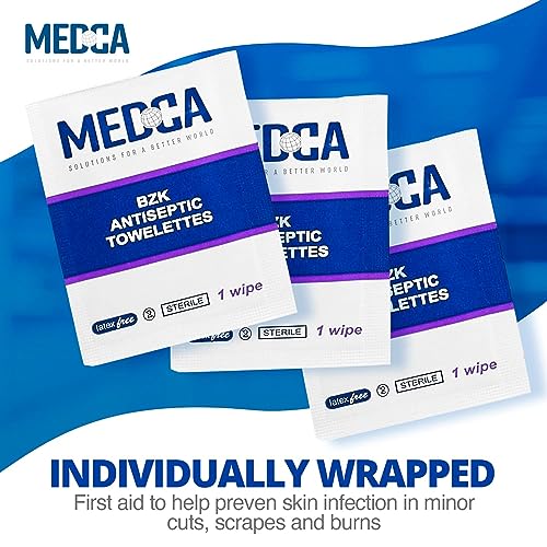 Benzalkonium Chloride Towelletes Hand Wipes (200 Count)