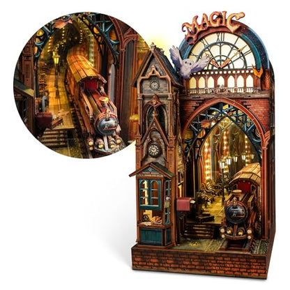 LED 3D Puzzle Magic Station Book Nook Kit