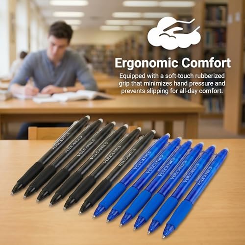 Retractable Clicker Erasable Gel Pens (36 Count)