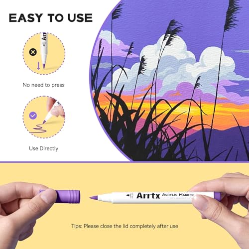 48 Colors Acrylic Marker