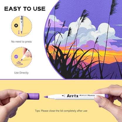 48 Colors Acrylic Marker