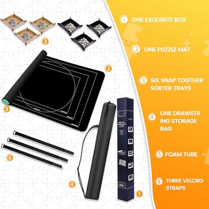 Jigsaw Puzzle Mat Roll Up
