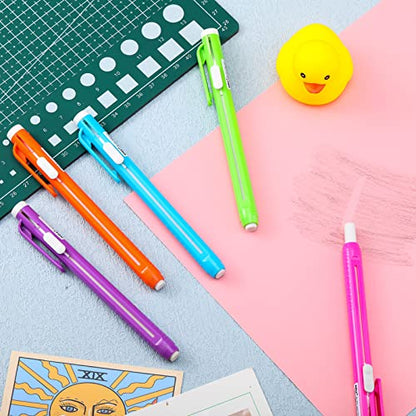 15 Pcs Retractable Mechanical Eraser Pen (15 Count)