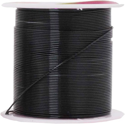 Mandala Crafts 22 Gauge Anodized Aluminum Craft Wire for Jewelry Making - 450 FT Colored Flexible Silver Black Gold Purple Red Kelly Green Wire - Bendable for Bonsai Armature Crafting Sculpting - Crafty Corner