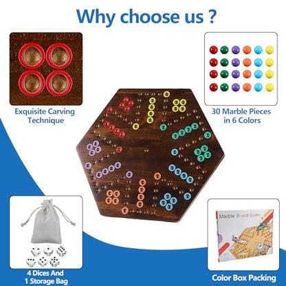 20 inches Wood Wahoo Board Game 2 Sided 4
