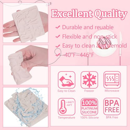 1Pcs Cute Hedgehog Squirrel Silicone Mold
