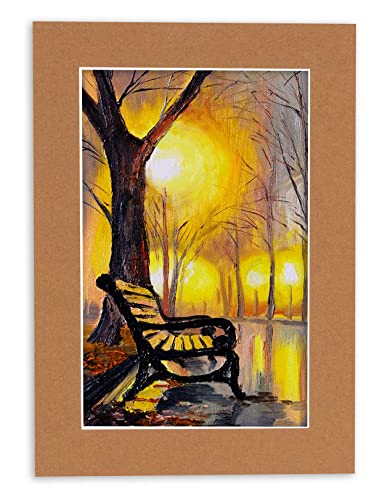 Pack of 25 Acid Free 11x14 Mats Bevel Cut for 8.5x11 Photos (25 Count)