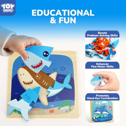 Toddler Puzzles Ages 2 (7 Count)