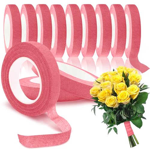 12 Rolls 1 2 Inch 30 Yard Floral Tapes for Bouquet Stem Wrapping