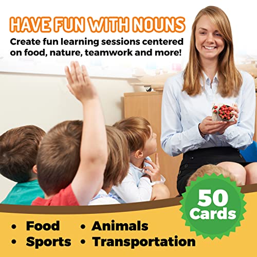 50 Noun Flash Cards