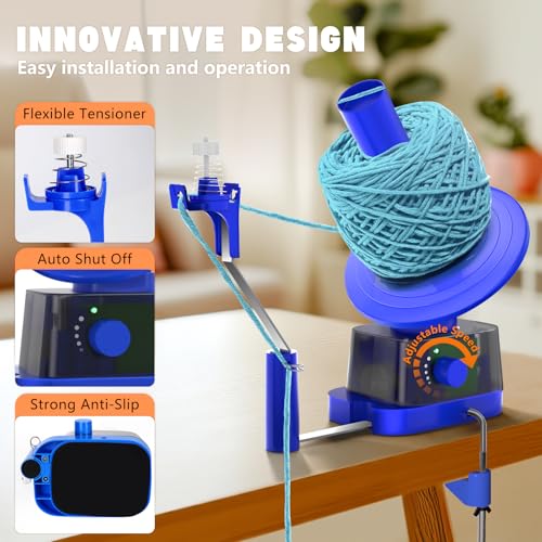 Yarn Winder Electric Yarn Ball Winder for Crocheting