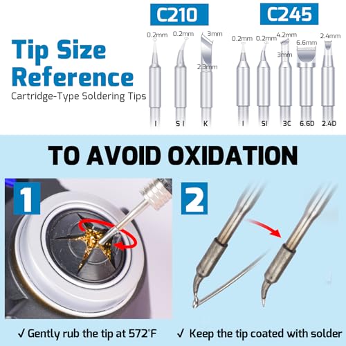 982 V Micro Soldering kit with 5 C245 Soldering Iron Tips