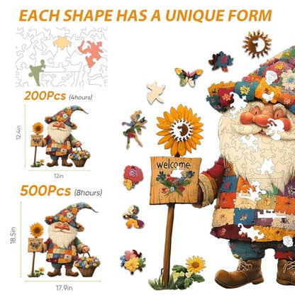 Wooden Puzzles for Adults 200 Pieces (200 Count)