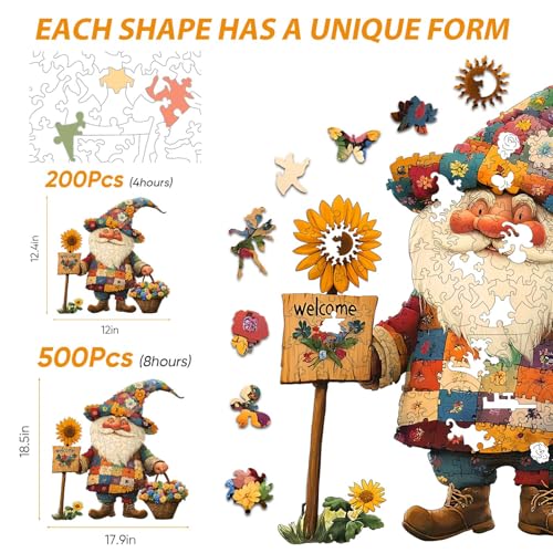 Wooden Puzzles for Adults 500 Pieces (500 Count)
