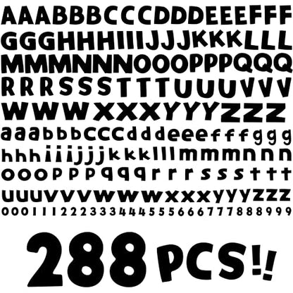 288 PCS Alphabet Combo Set (288 Count)