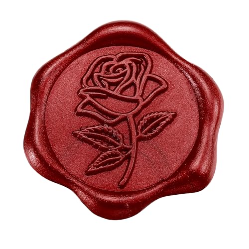 15Pcs Blood Red Glue Gun Sealing Wax Sticks for Wax Seal Stamp (15 Count)