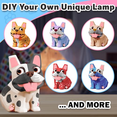 Paint Your Own Dog French Bulldog Lamp Kit (272 Ounce)