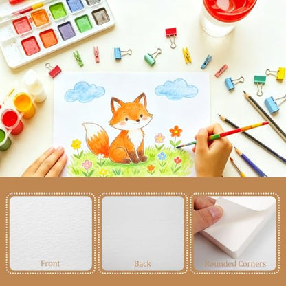 100 Watercolor ATC Cards (100 Count)
