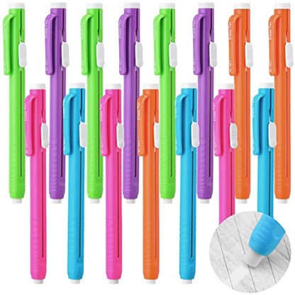 15 Pcs Retractable Mechanical Eraser Pen (15 Count)