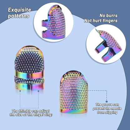 8 Pcs Sewing Thimbles