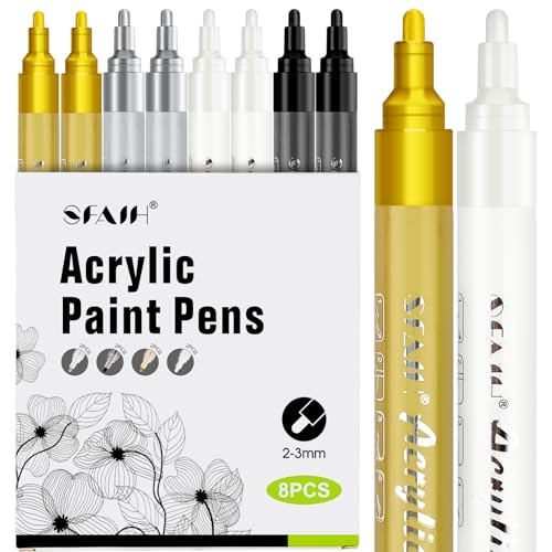 Acrylic Paint Pens (8 Count)