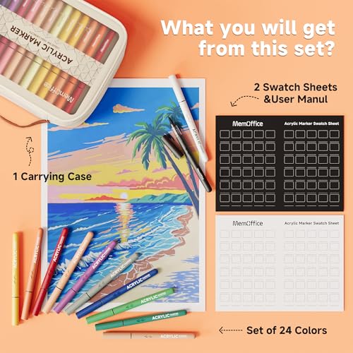 Acrylic Paint Markers (24 Count)