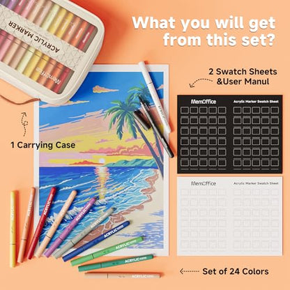 Acrylic Paint Markers (24 Count)