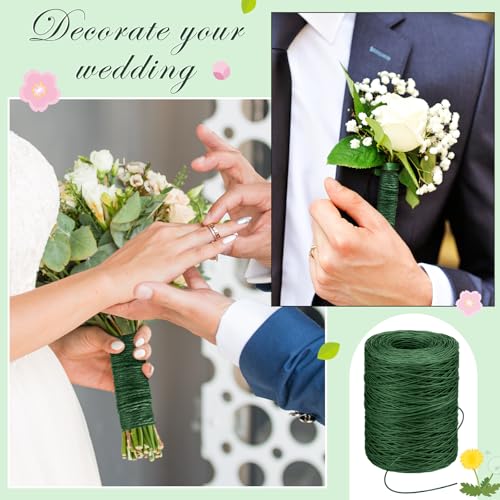 1345 Feet Floral Vine Bind Wire Rustic Craft Wire