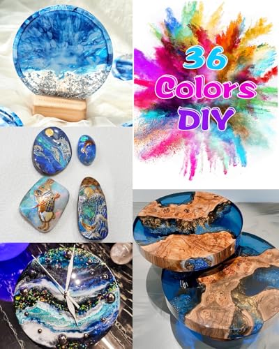 Mica Powder 36 Colors Pearlescent Pigment Powder for Epoxy Resin