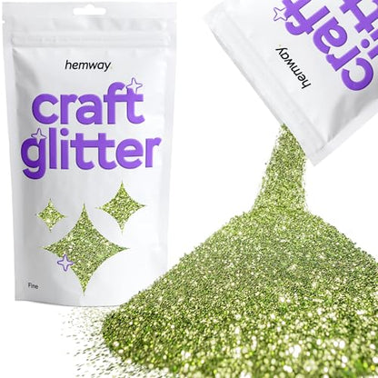 Craft Glitter Olive Green 100g Fine Glitter (3.5 Ounce)