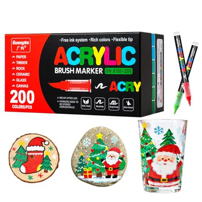 Acrylic Paint Markers (200 Count)