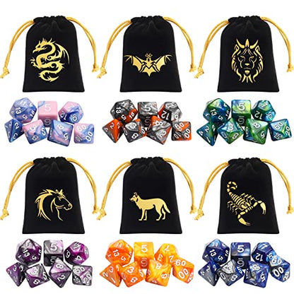 Polyhedral Dice Set (42 Count)