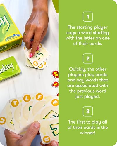 Linkity Engaging Vocabulary and Word Association Educational Game for Ages 8 & Up (81 Count)