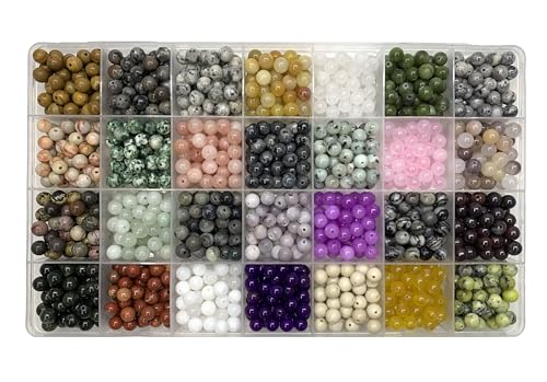 1260Pcs 6mm Natural Gemstone Beads