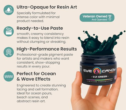Green Resin Pigment Paste Uji Green