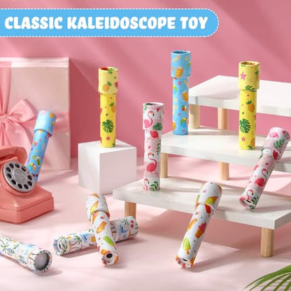 15 Pcs Classic Kaleidoscopes Kids Birthday Party Favor Old Fashioned Vintage Educational Toys Stocking Stuffers Goodie Bag Fillers for Classroom School Return Gifts Carnival Prizes (15 Count)