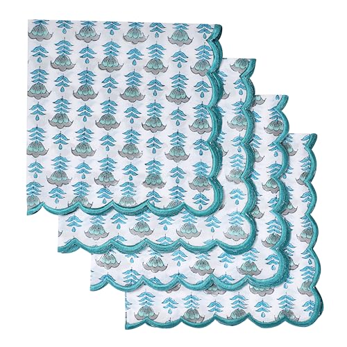 Hand Block Print Cloth Napkins