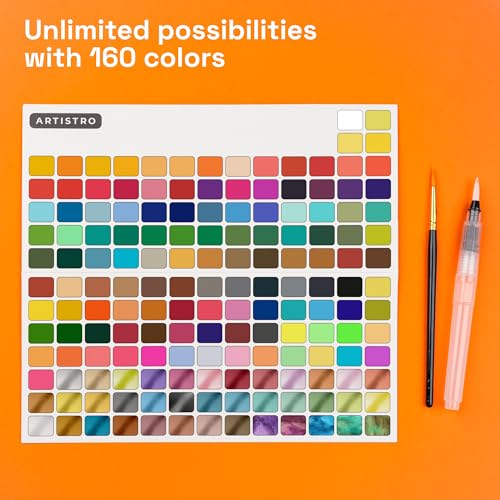 Watercolor Paint Set 160 Colors
