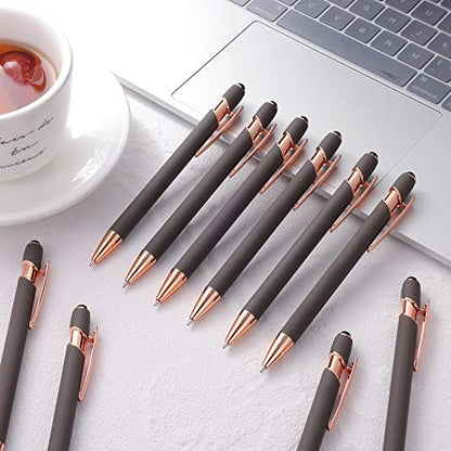 12 PCS 2 in 1 Stylus Ballpoint Pen with Stylus Tip (12 Count)