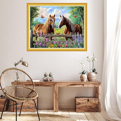 Stamped Cross Stitch Kits for Beginner Embroidery Kits for Beginners Adults DIY 11CT Cross Stitch Patterns Needlepoint Kits Crossstitching Kits