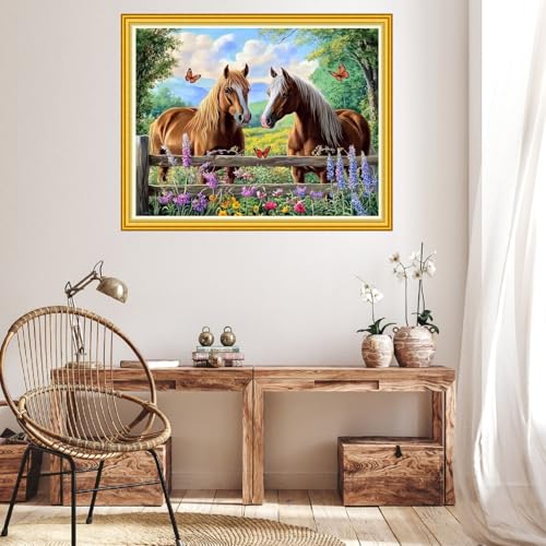Stamped Cross Stitch Kits for Beginner Embroidery Kits for Beginners Adults DIY 11CT Cross Stitch Patterns Needlepoint Kits Crossstitching Kits