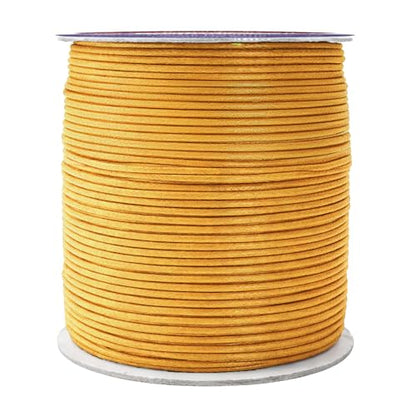 1.5mm Gold Waxed Cord (327 Foot)