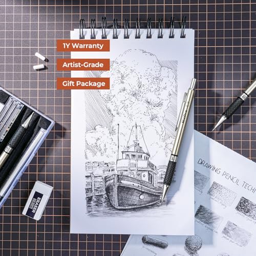 0.9 mm Art Mechanical Pencil Set in Storage Case
