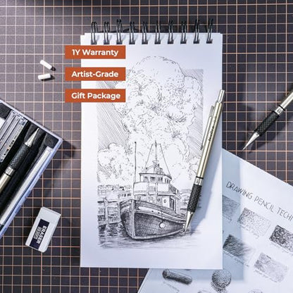 0.9 mm Art Mechanical Pencil Set in Storage Case